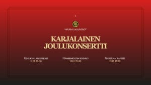 VLV Karjalainen joulukonsertti 2024