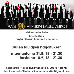 uudeksi laulajaksi kotisivuille 2026