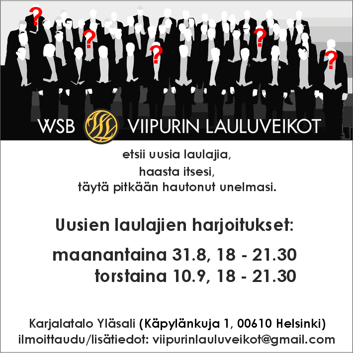 uudeksi laulajaksi kotisivuille 2026
